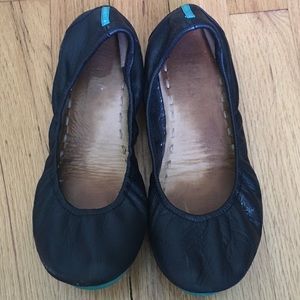 Matte black Tieks size 9